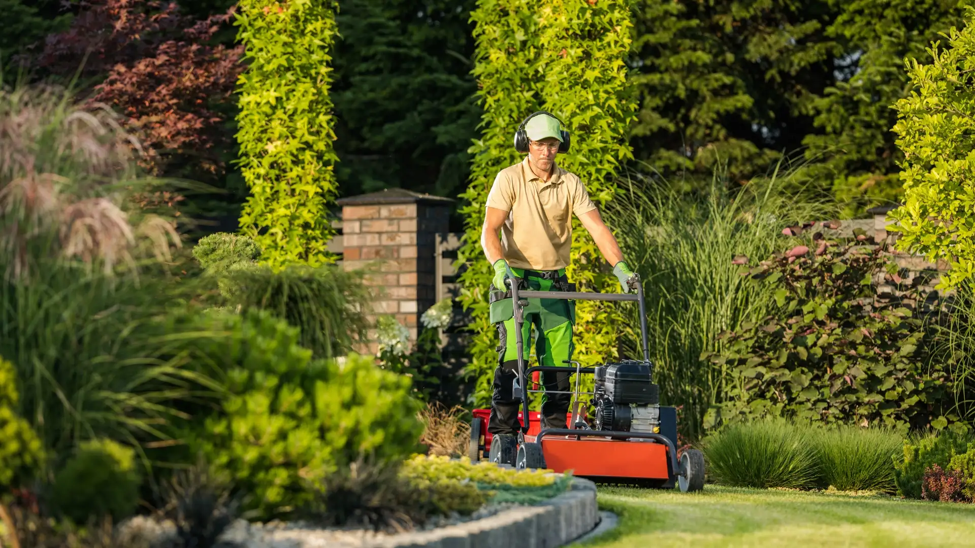 A professionally maintained Alabama property ready for lawn care service
